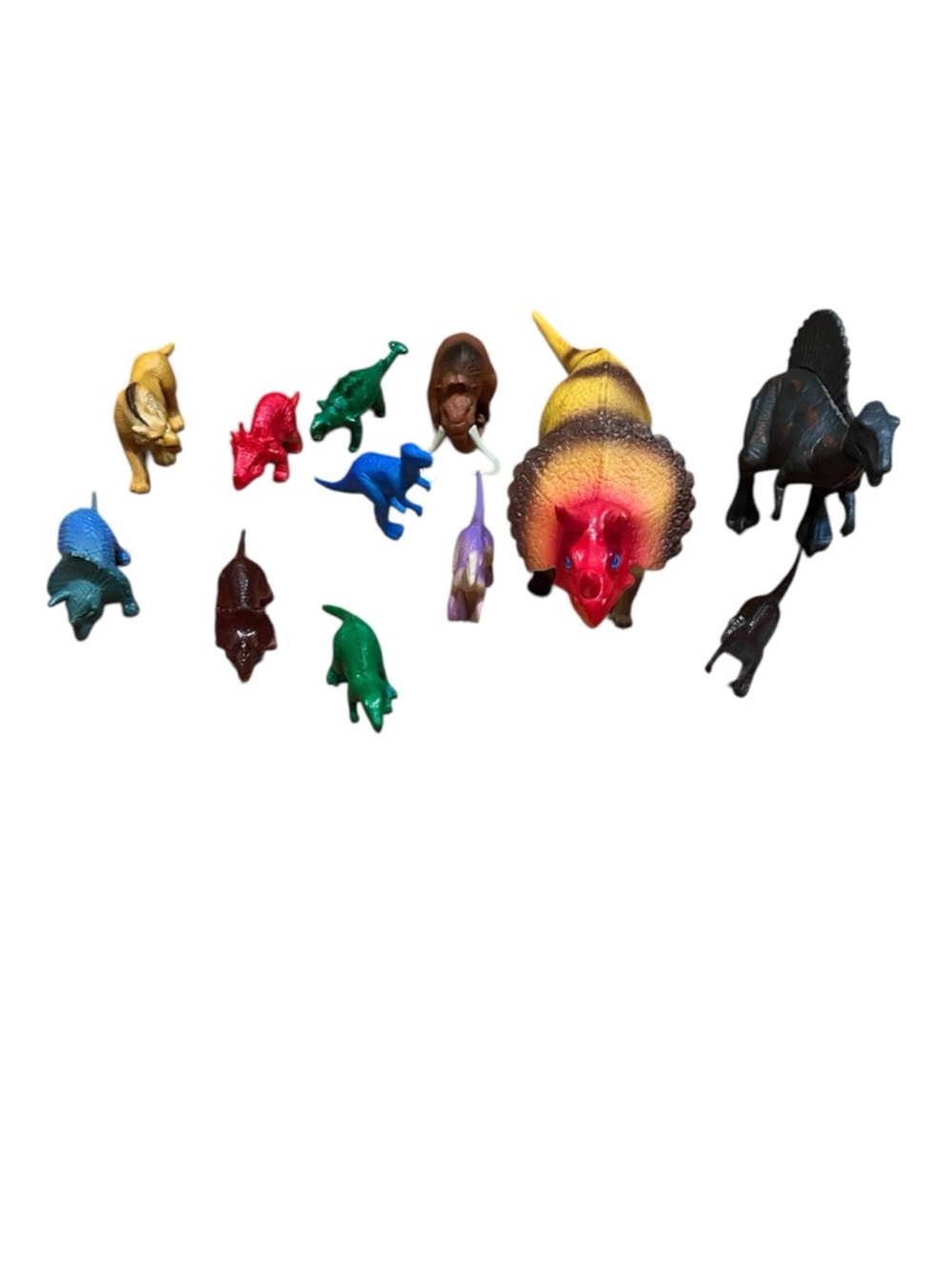 Assorted Plastic Dinosaur Toys